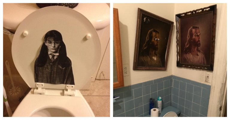 40 Wildly Funny Tweets About The Weirdest Stuff Found In Guys’ Bathrooms