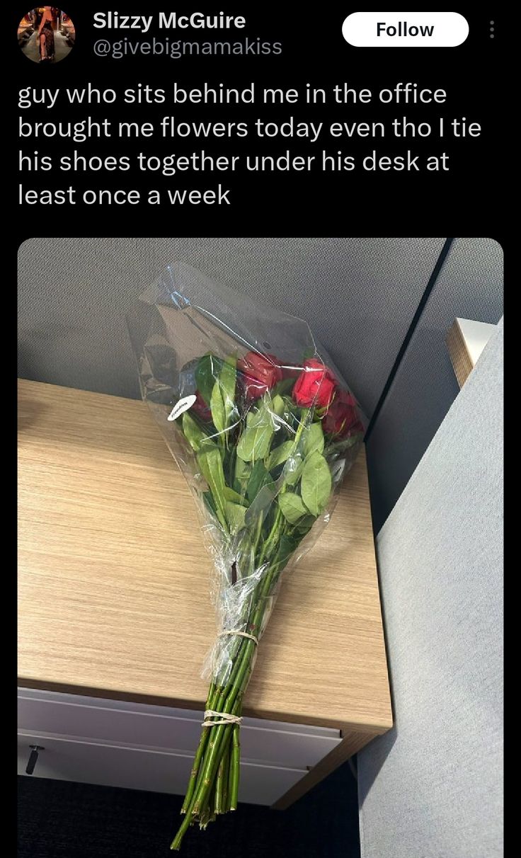 he fell for her literally