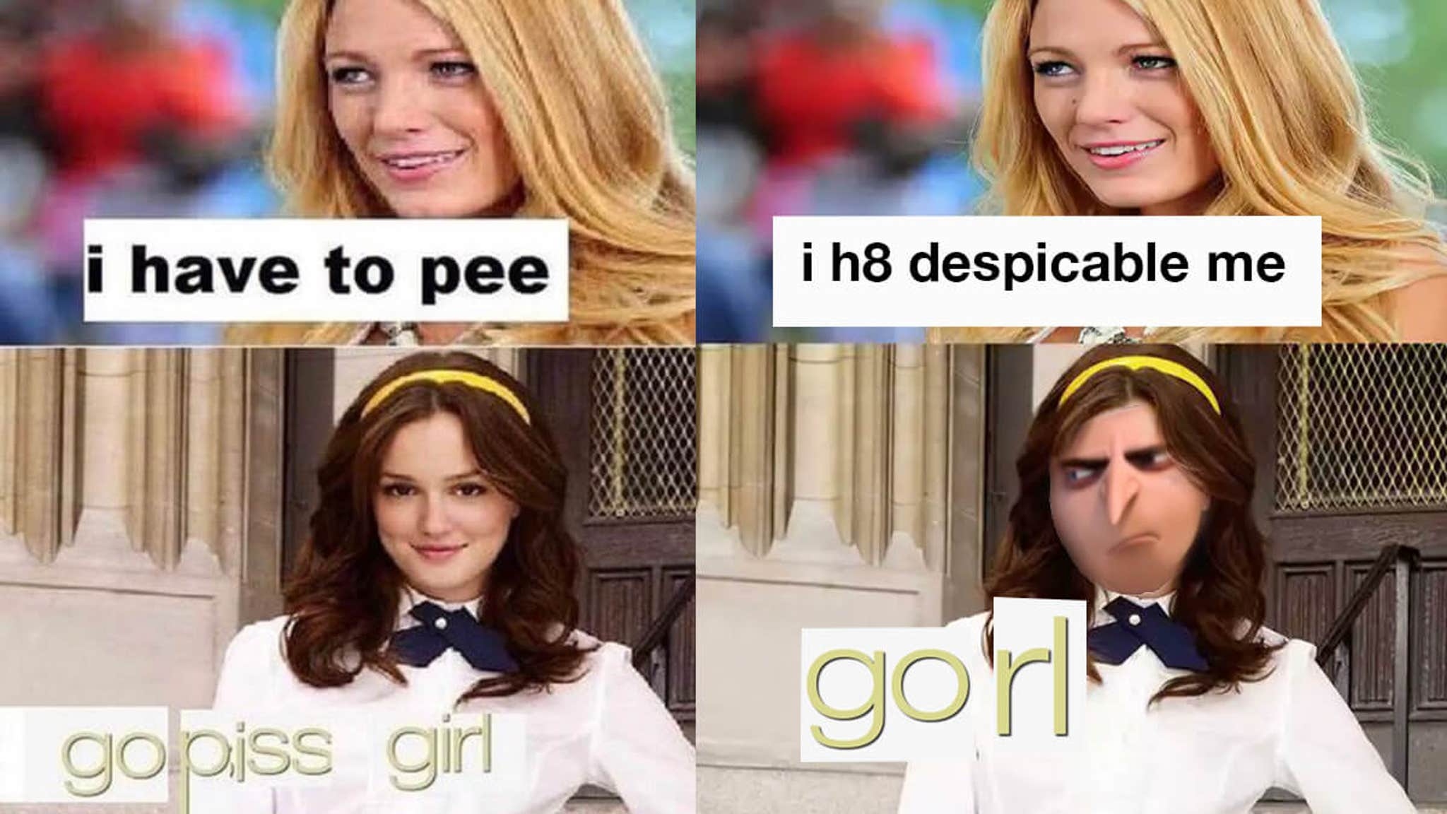 Go Piss Girl Meme