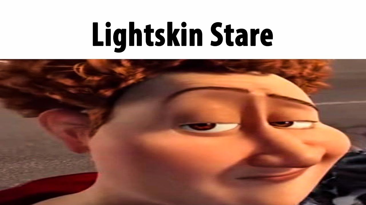 Light Skin Stare Meme