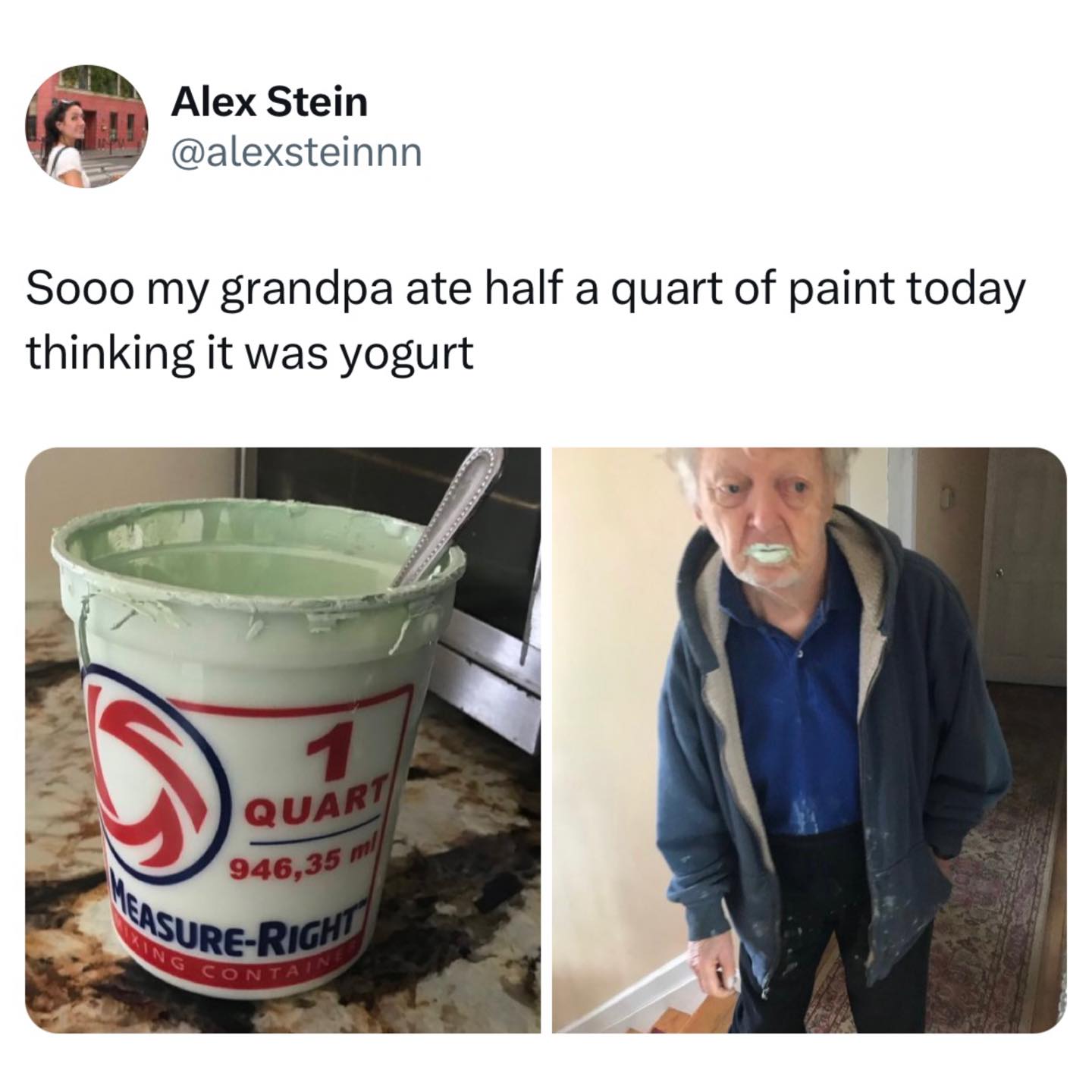 Poor grandpa