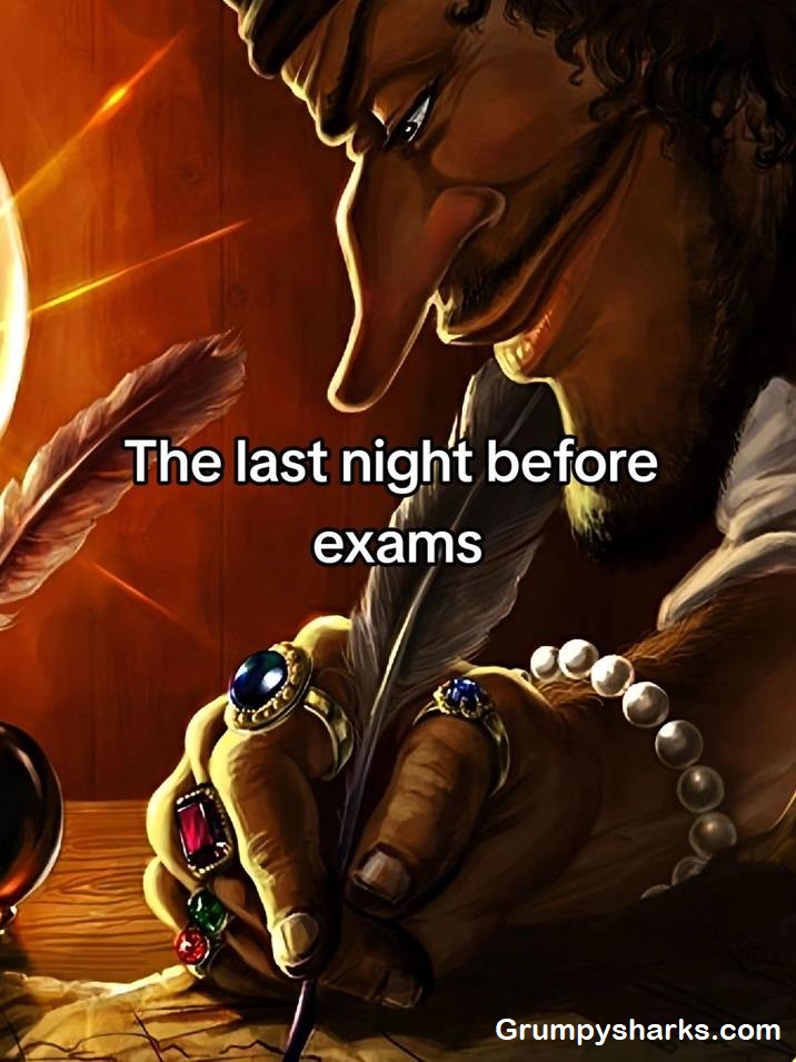 Blackbeard Writing Meme
