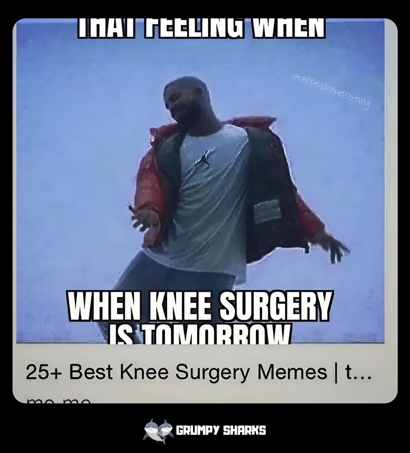 What is the Origin of the Knee Surgery meme?