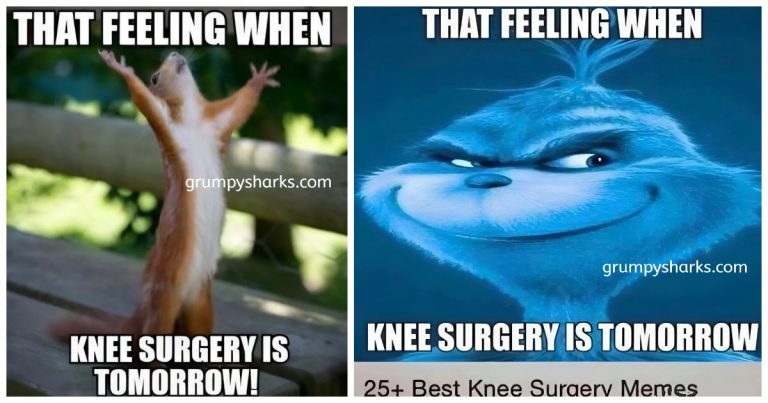 Knee Surgery Meme Explained: The Blue Grinch Phenomenon