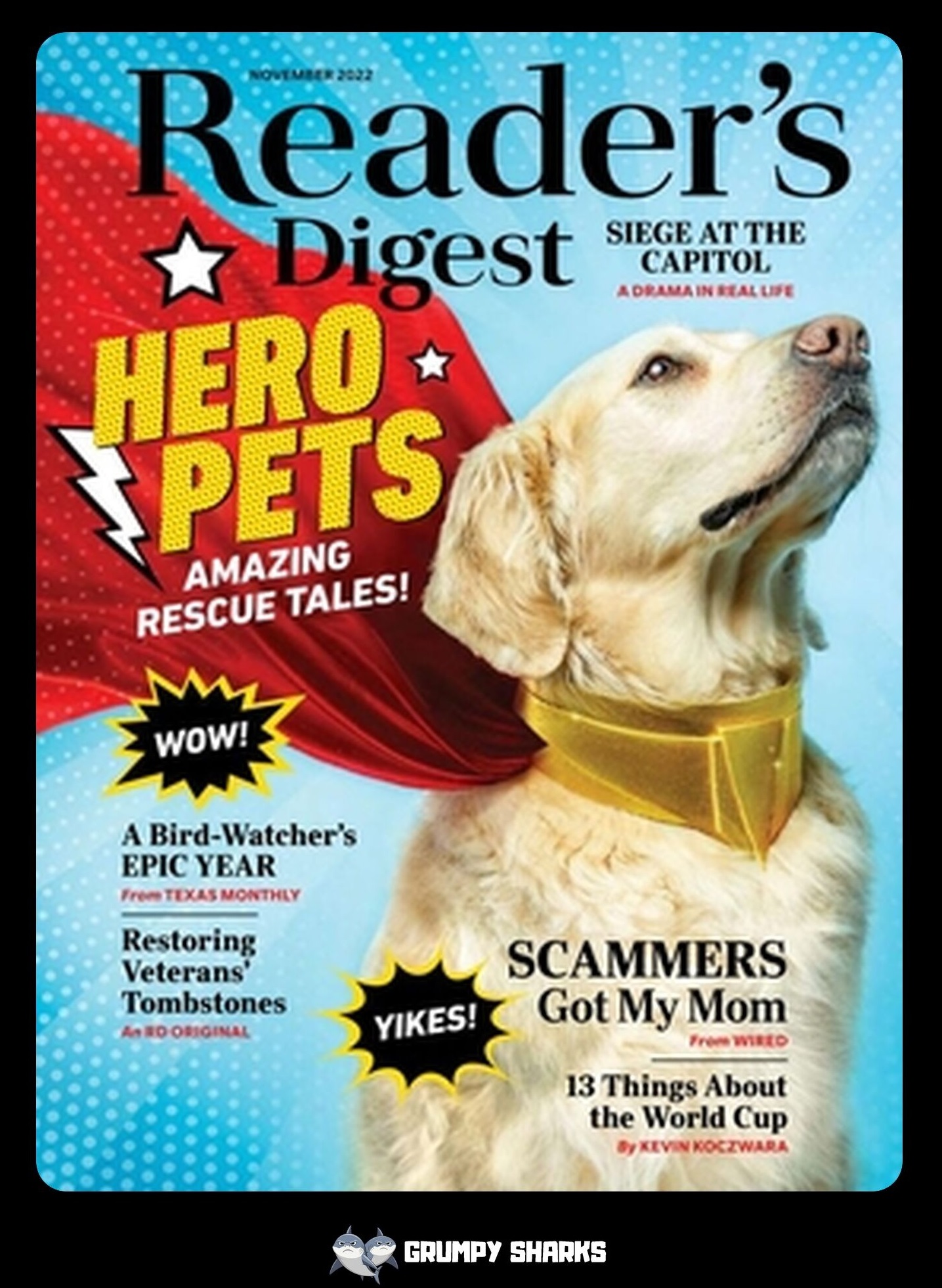 Readers Digest November 2022 cover