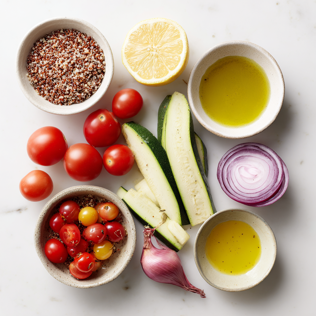 Quinoa Salad with Grilled Vegetables Ingredients Notes