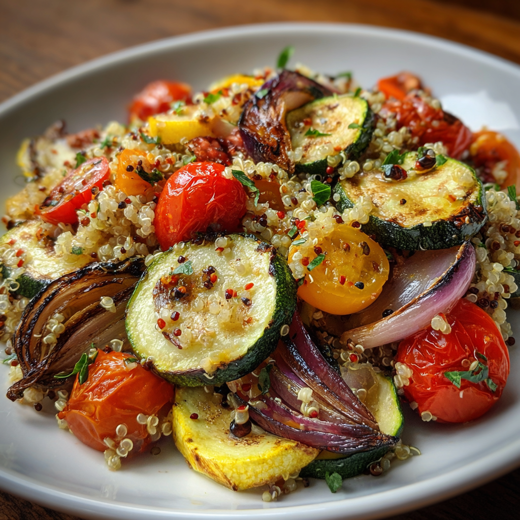 Quinoa Salad with Grilled Vegetables