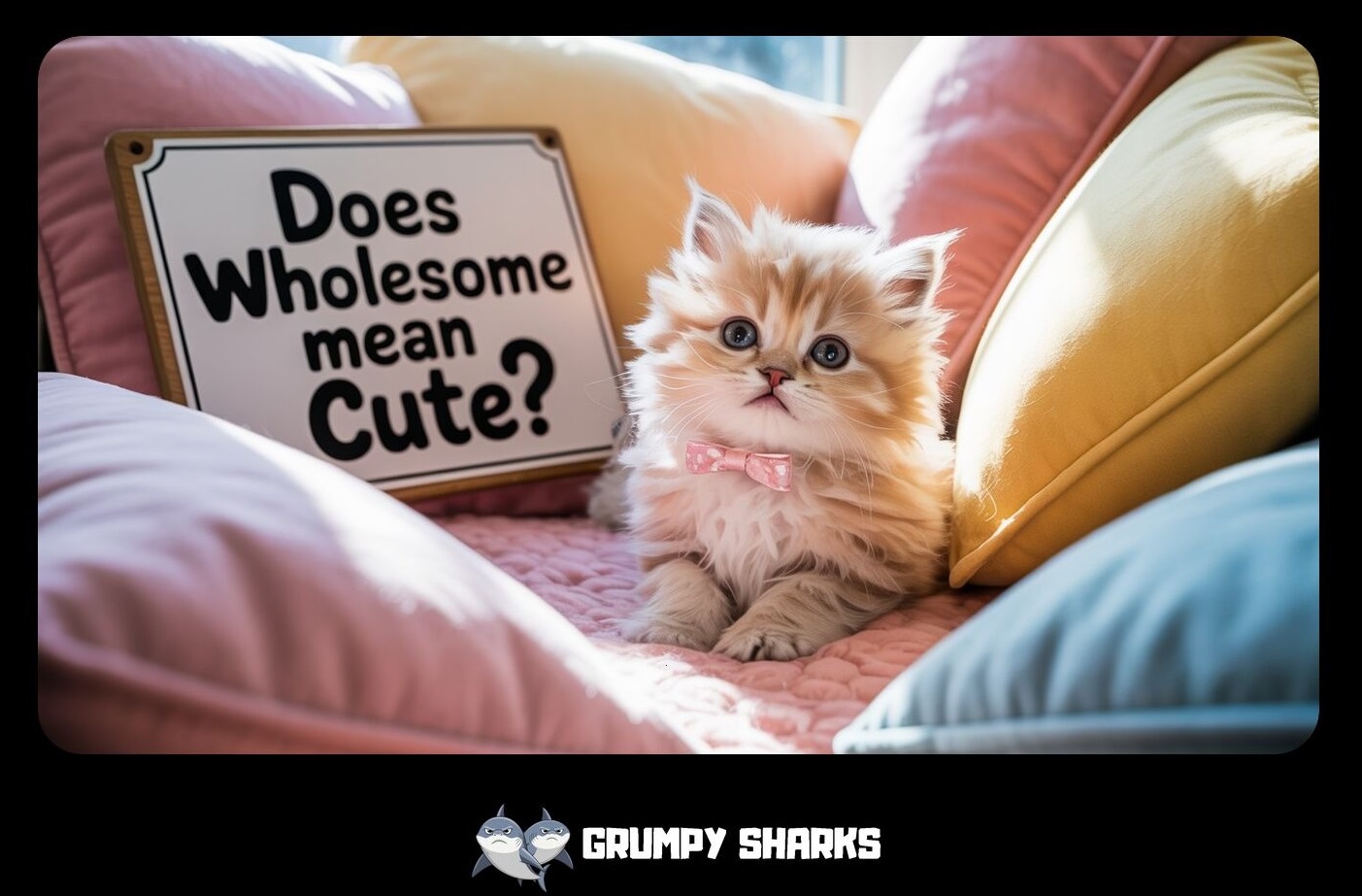 Does Wholesome Mean Cute?