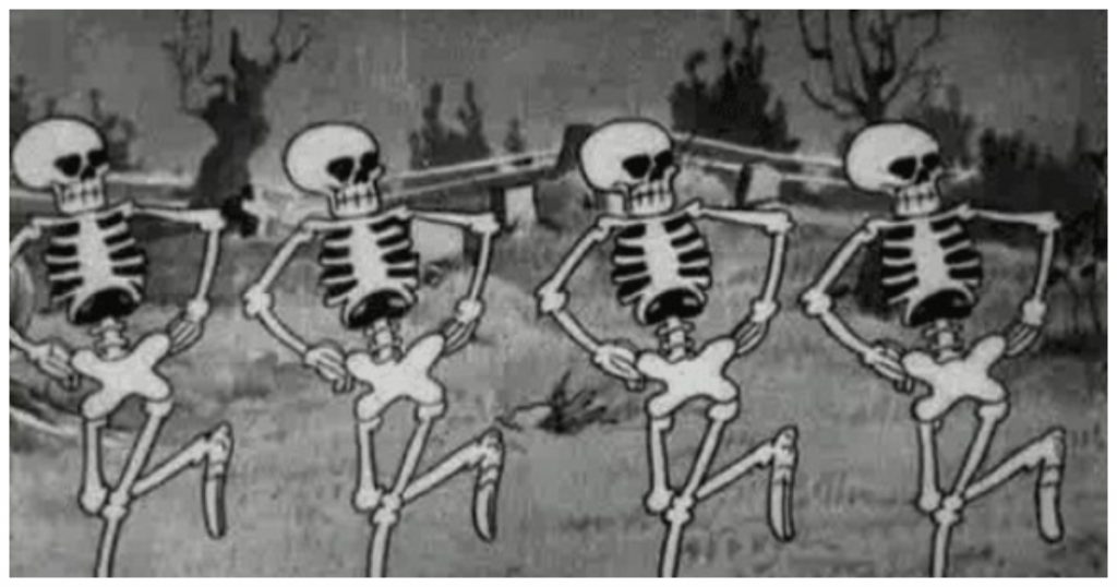 Skeleton meme