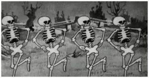 Skeleton meme