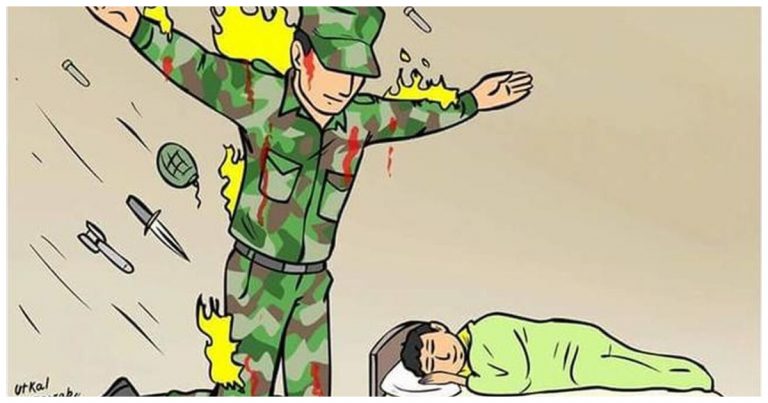 Soldier Protecting Child Meme EXPLAINED: Why This Powerful Image Represents Silent Sacrifice
