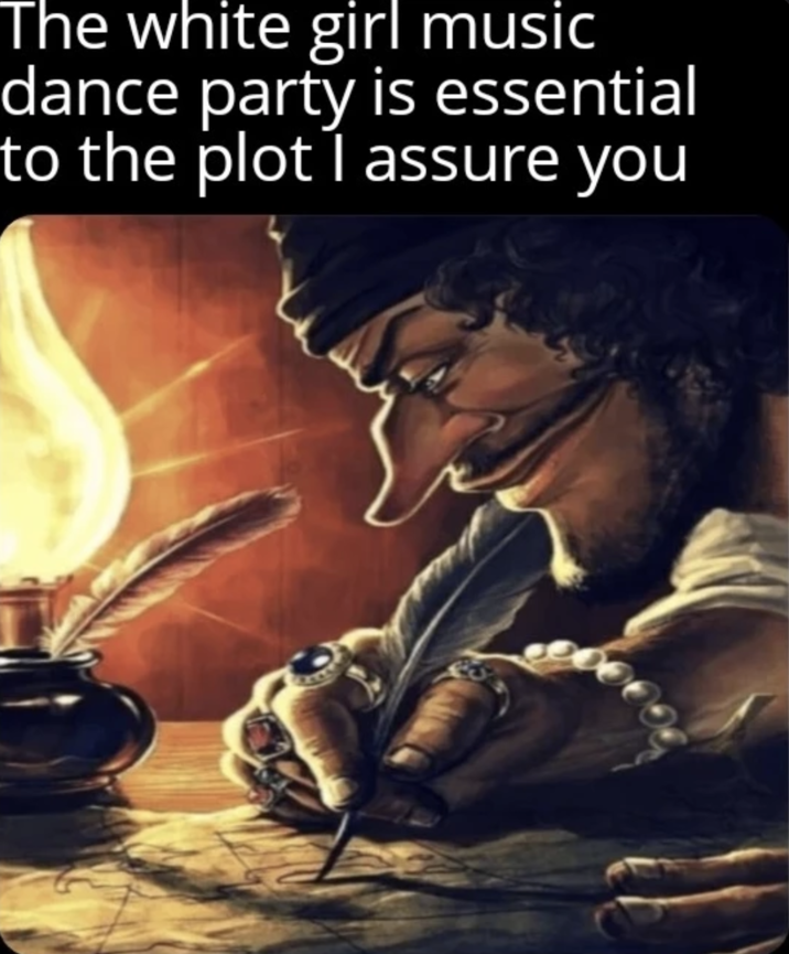 Blackbeard Writing Meme